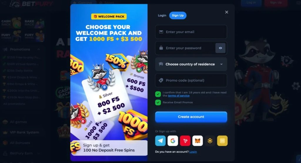 betfury casino bitcoin.